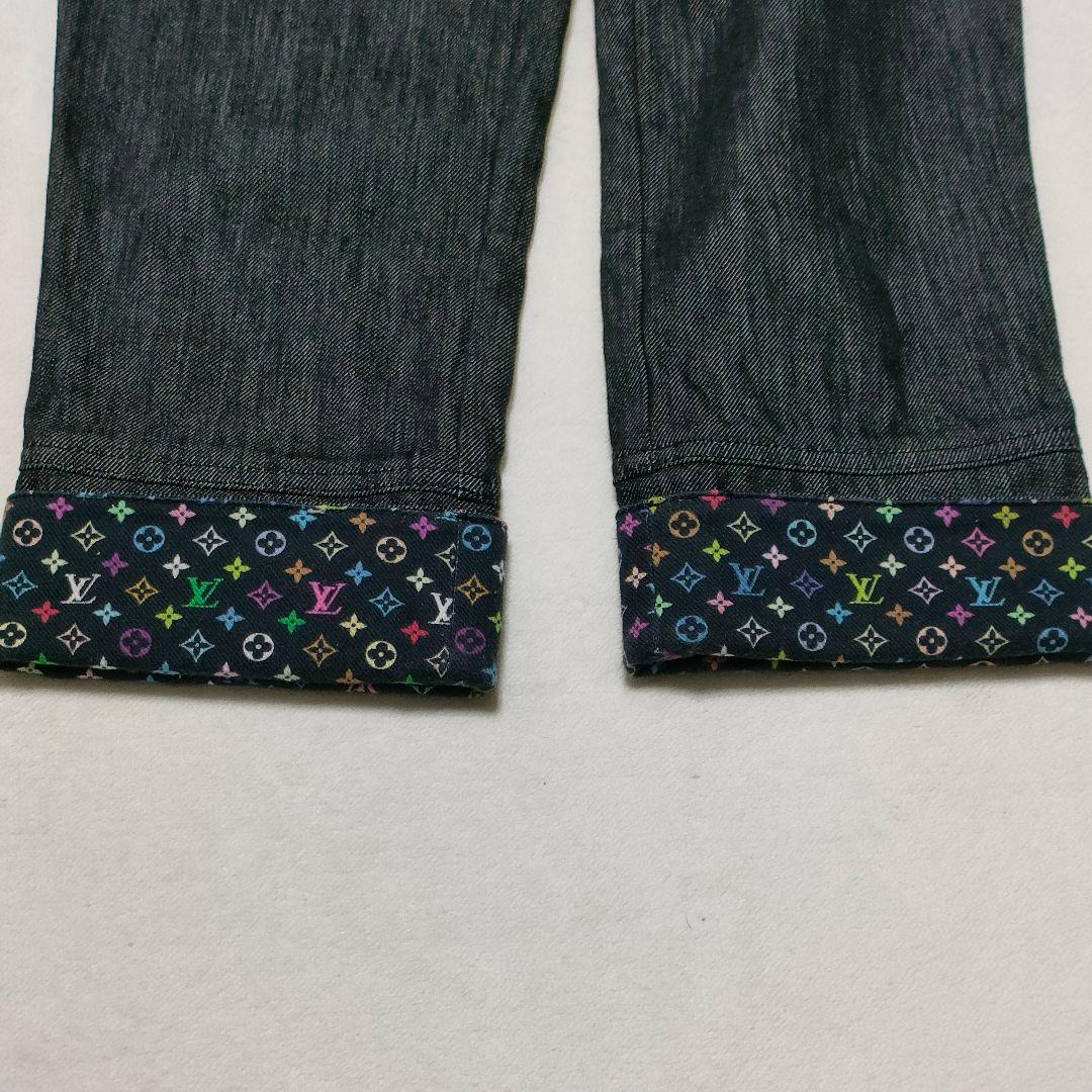 LOUIS VUITTON　デニム　モノグラム　ブラック　34