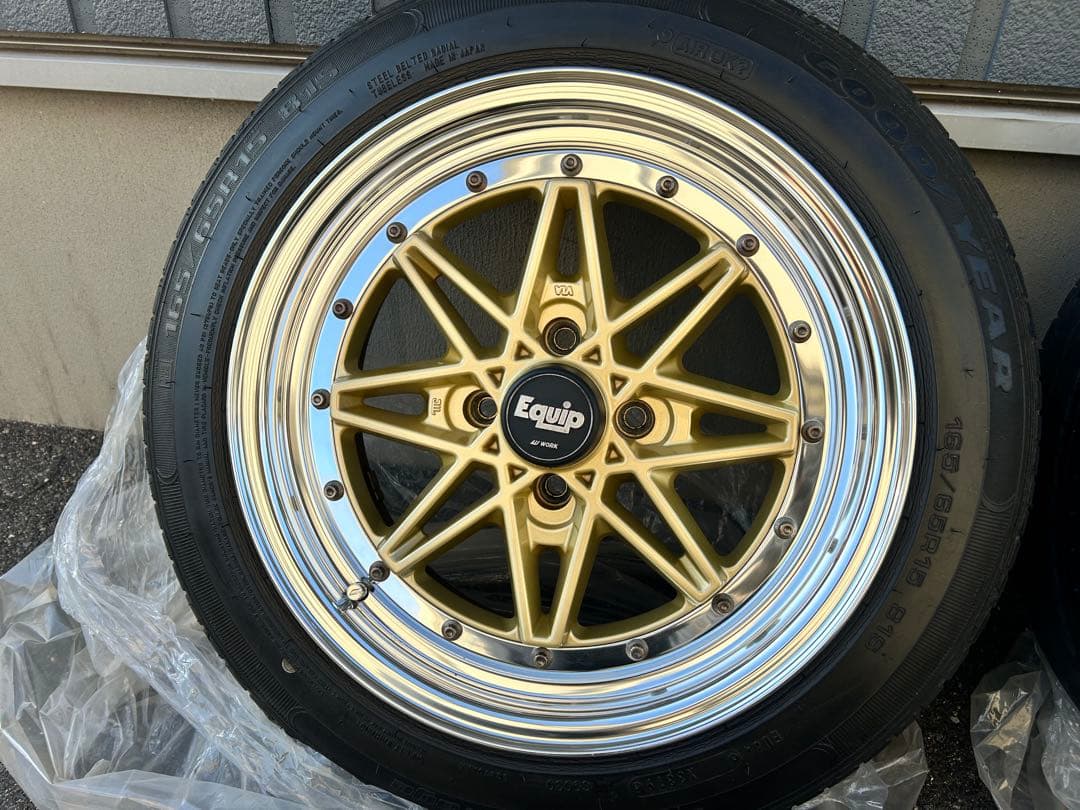 WORK EQUIP 03 15インチ 4H100 エクイップ（再値下げ）