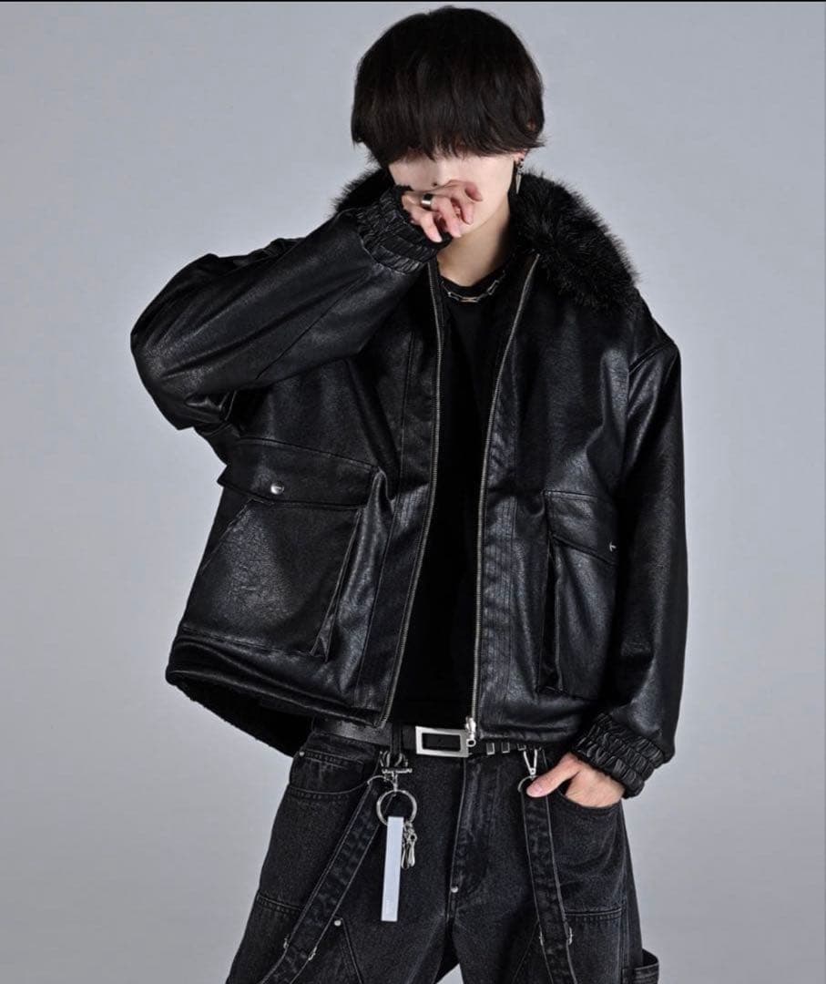 ジャケット・アウター ADRER The B-3 Reversible Fur Blouson