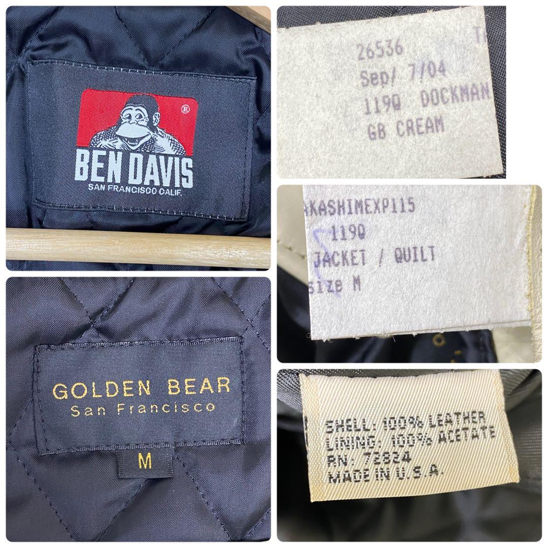 『Ben davis GOLDEN BEAR』(M) レザージャケット