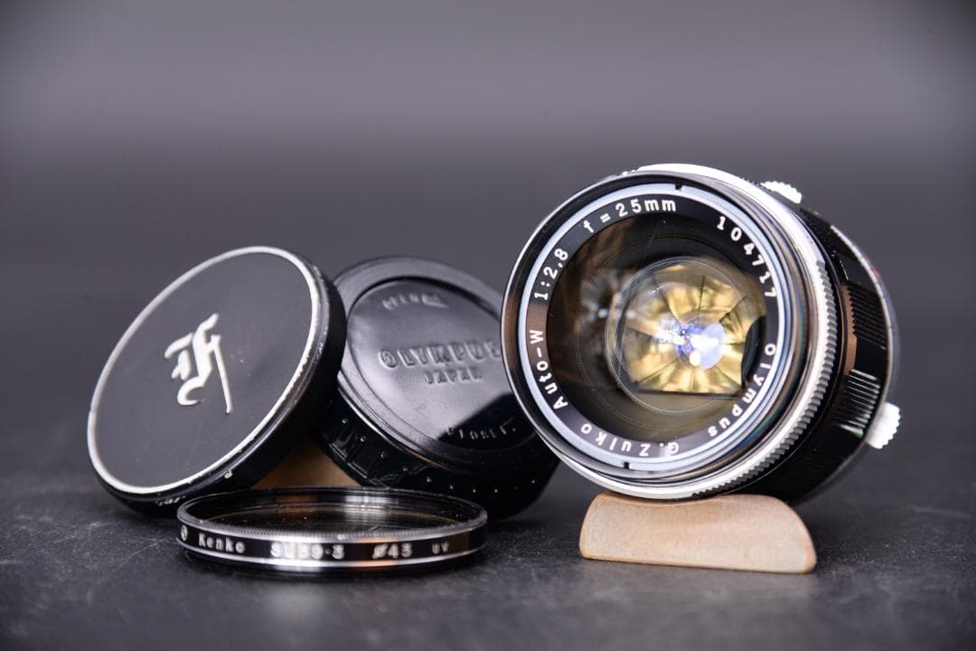 【光学良】オリンパス PEN-F G.Zuiko Auto-W 25mm 2.8