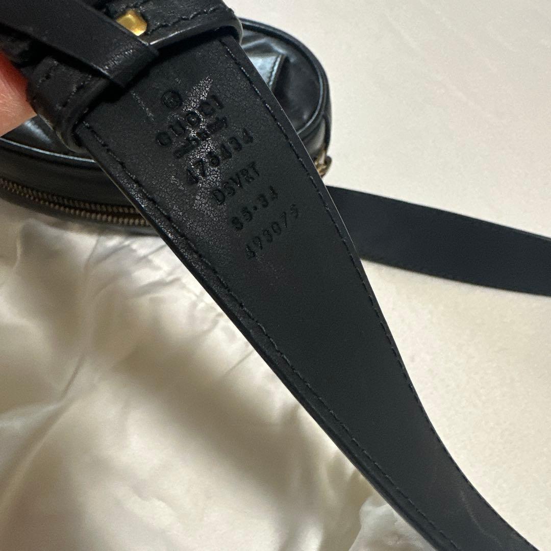 即購入OK！正規品GUCCI ボディバッグ ブラック GGロゴ