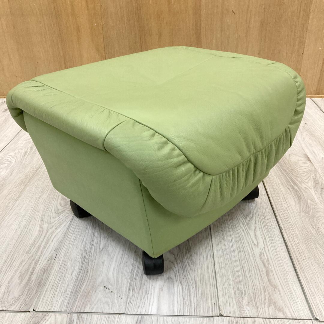 【カリモク】オットマン　スツール　本革