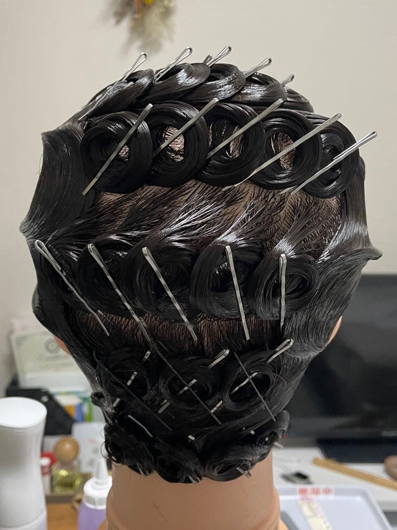 『美品』美容師国家試験　一式セット(国試合格ウィッグ)