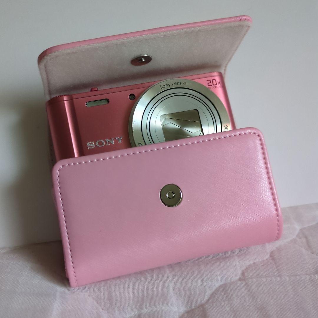 SONY Cyber−shot DSC−WX350ピンク＋ケース