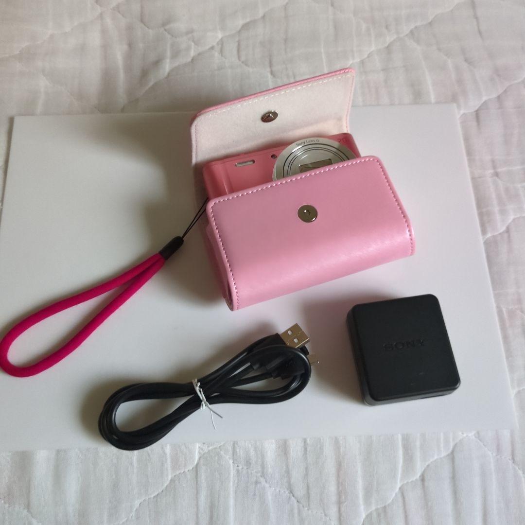 SONY Cyber−shot DSC−WX350ピンク＋ケース