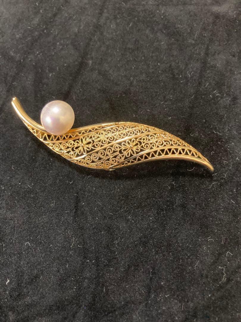 K18YGマベパールブローチペンダント田崎真珠TASAKIイエローゴールド高島屋