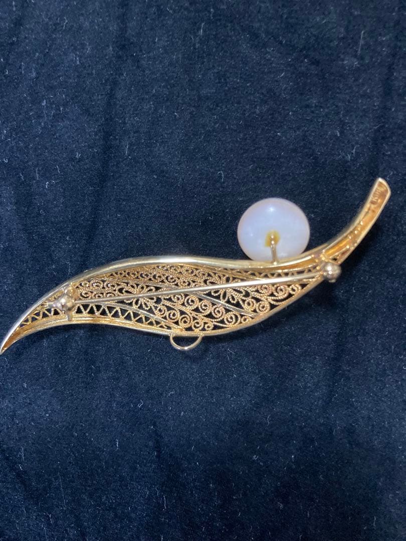 K18YGマベパールブローチペンダント田崎真珠TASAKIイエローゴールド高島屋