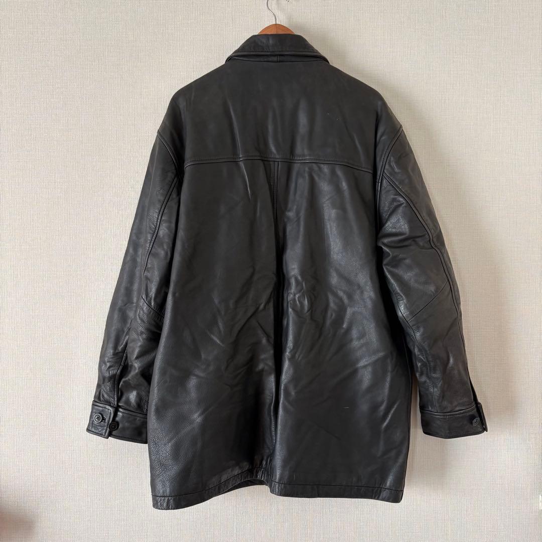 【美品】 old gap レザーカーコート 野村訓市氏着用Lsize