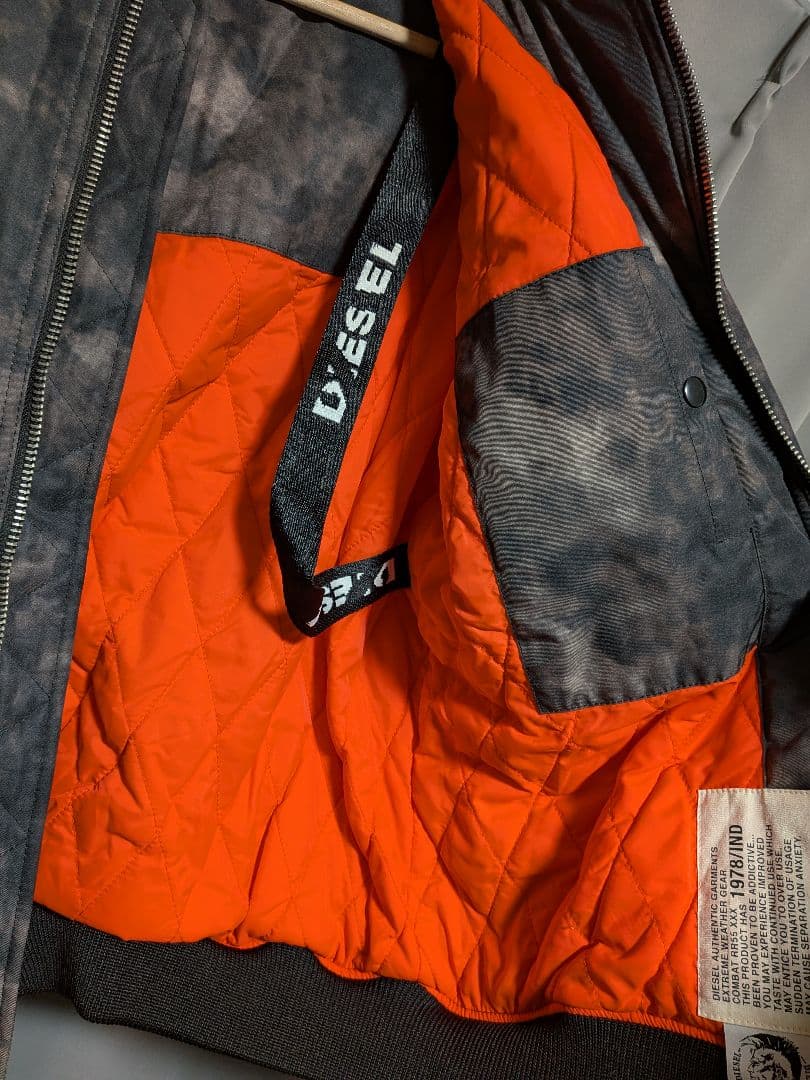 DIESEL MA-1 3M　カモフラージュ柄フライトジャケット　L　サイズ