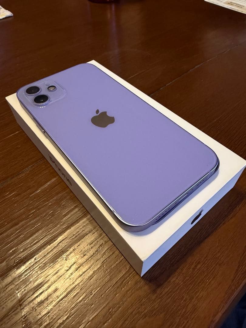 Apple iPhone 12 パープル 本体　128G 美品！