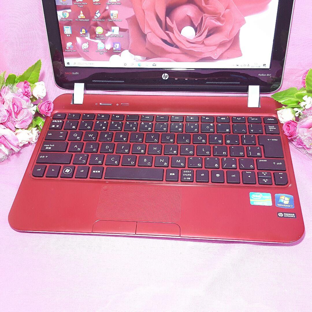 最新Win10✨小型✨軽量✨ルビーレッド❥Bluetooth❥Wi-Fi✨カメラ