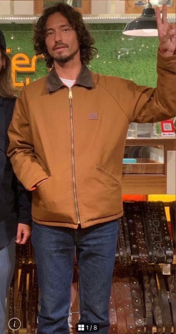 スタンダードカリフォルニア 　リバーシブル ジャケット ブラウン Lサイズ