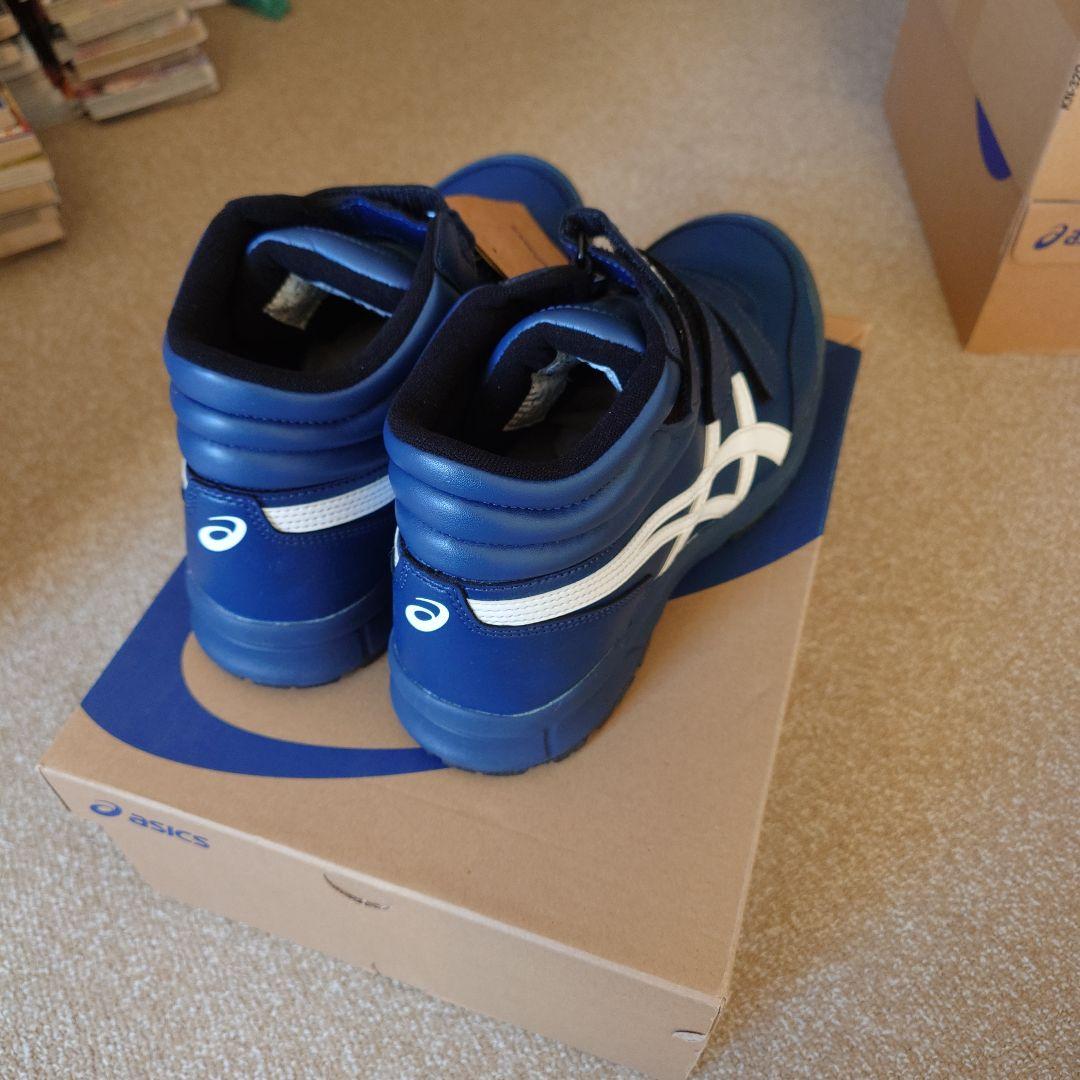 新品 限定 アシックス 安全靴 ウィンジョブ CP302 ネイビー