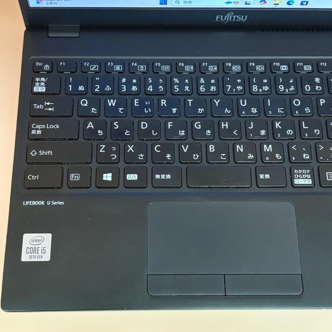 美品 富士通 LIFEBOOK 第10世代i5 8GB SSD256GB カメラ