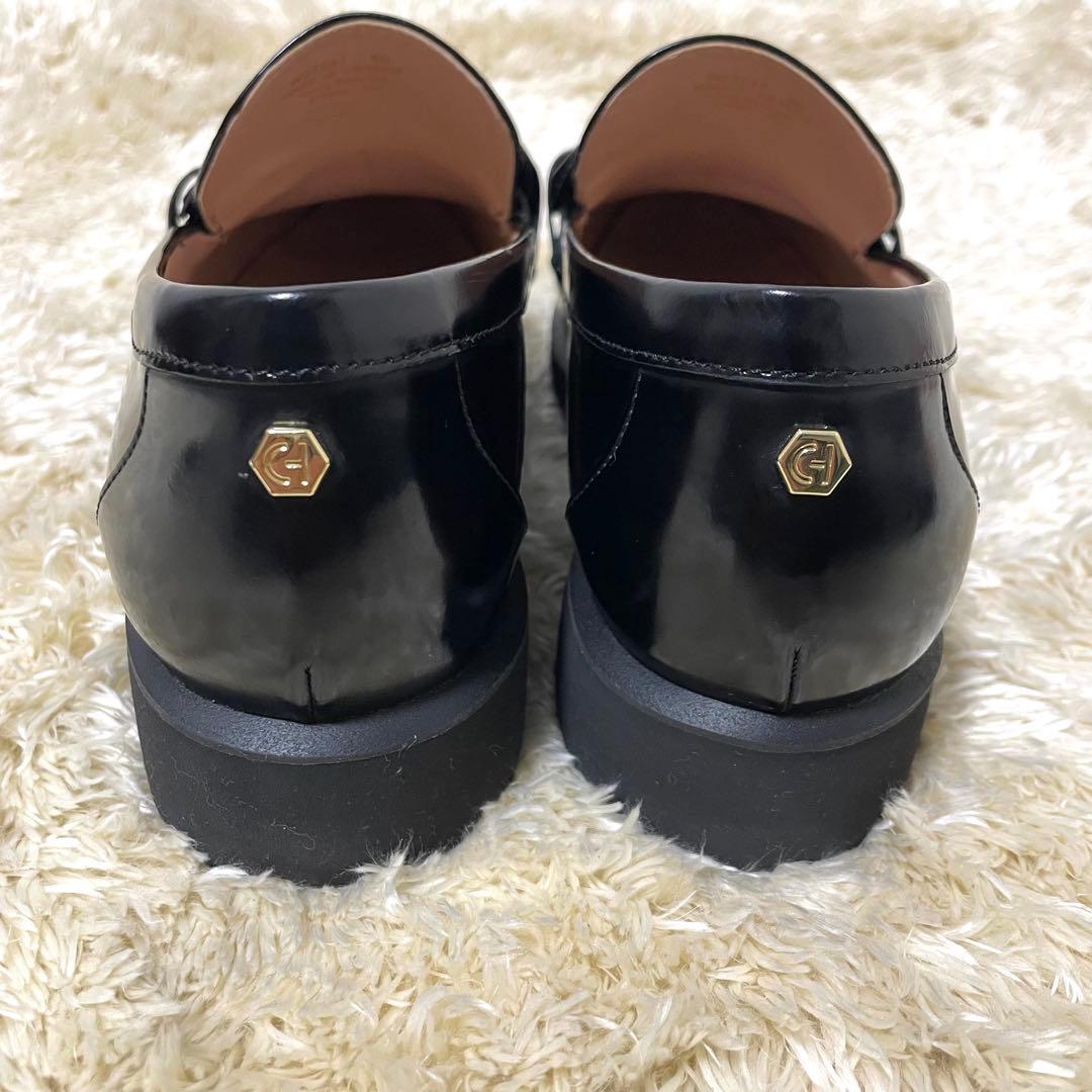 コールハーン　COLE HAAN ジュネーブチェーンローファー　黒　25cm