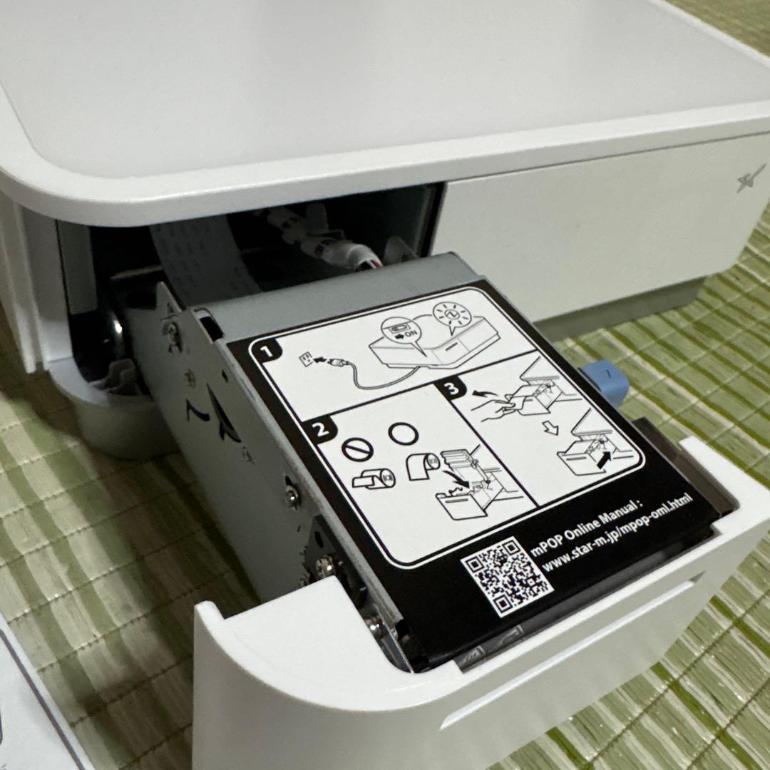 Air レジ　エアレジ　スター精密 mPOP POP10-WHT-JP