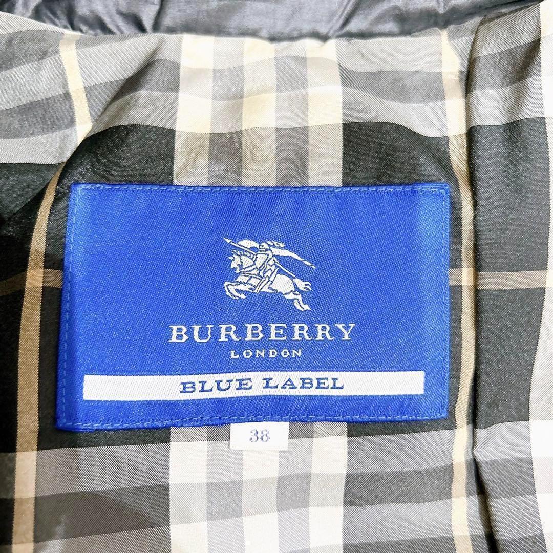 美品✨　バーバリーブルーレーベル　ダウンコート　ダウンジャケット　ブラック　黒