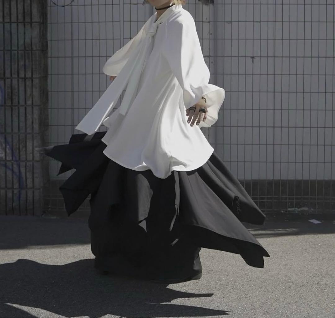 トップス drape tie shirts not conventional