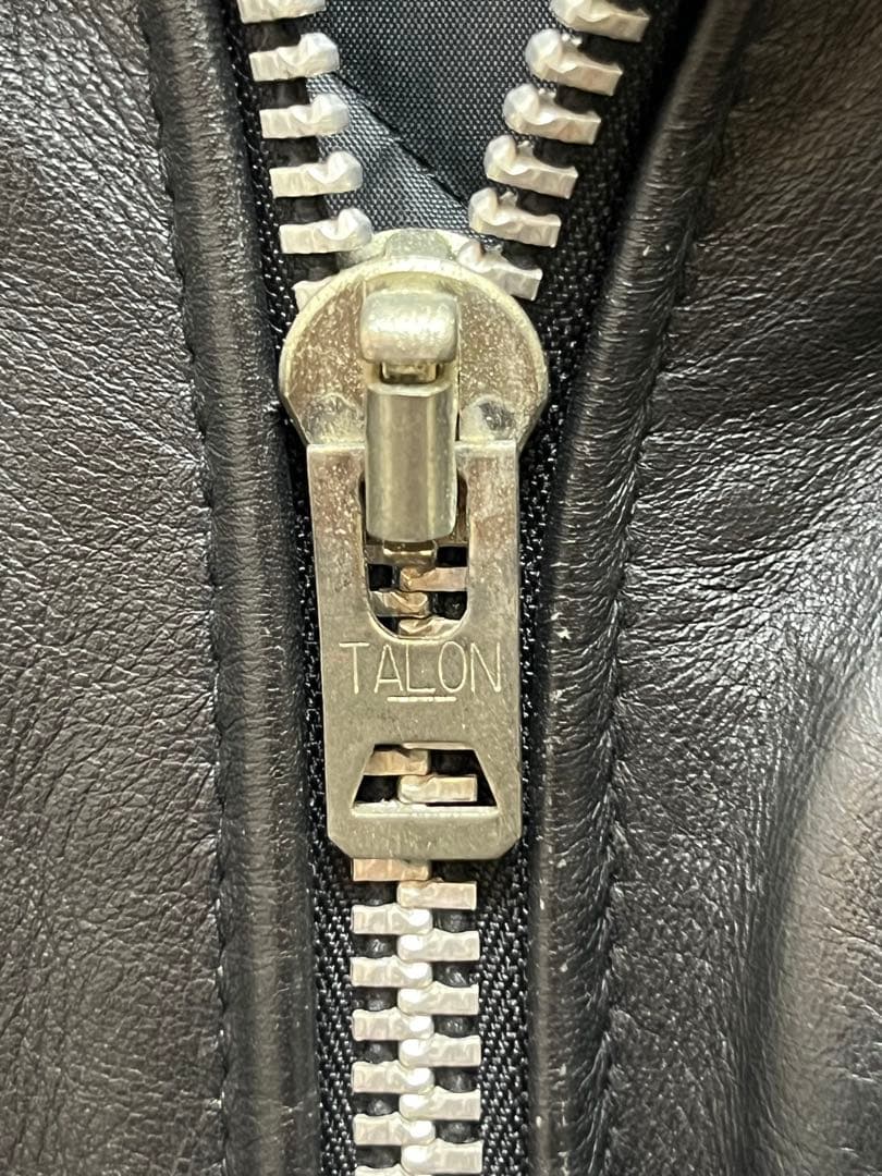 90's Schott トラッカージャケット 黒　USA製　レザージャケット