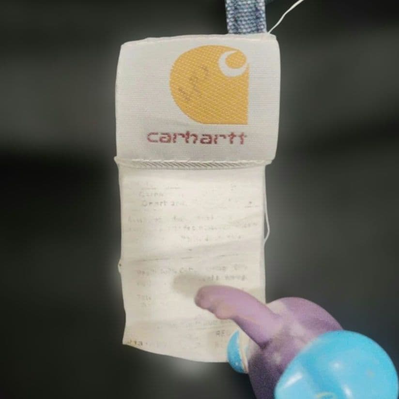 Carhartt カーハート アクティブジャケット USA製 ネイビー 企業ロゴ