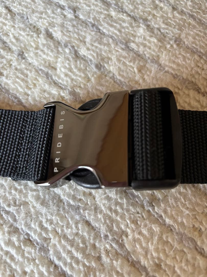 PRIDE BISグレーウエストポーチ フロントポケット付き