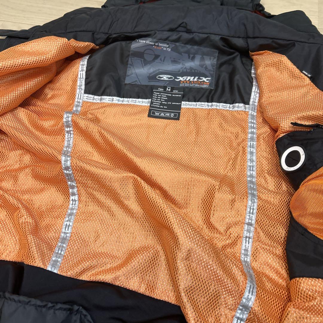 45000円！X-nix スノーボードウェア 上下セット ブラック