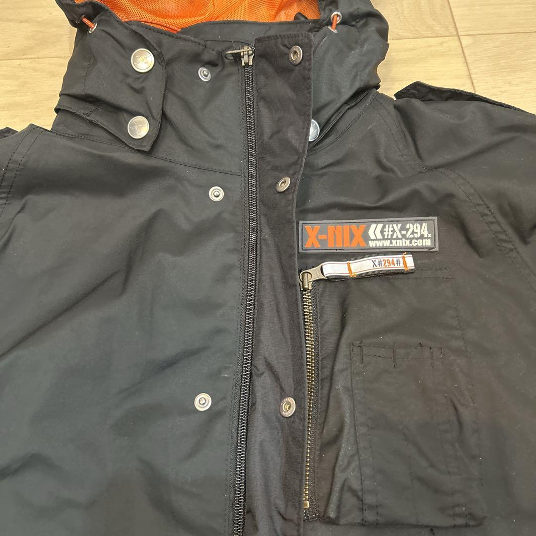45000円！X-nix スノーボードウェア 上下セット ブラック