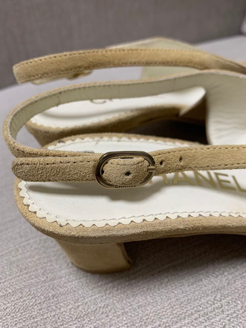 シャネル CHANEL パンプス スリングバック シューズ ココマーク
