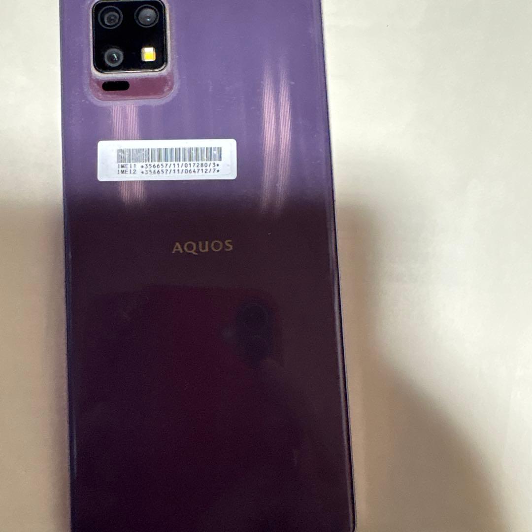 AQUOS Zero6スマートフォン 本体 パープル