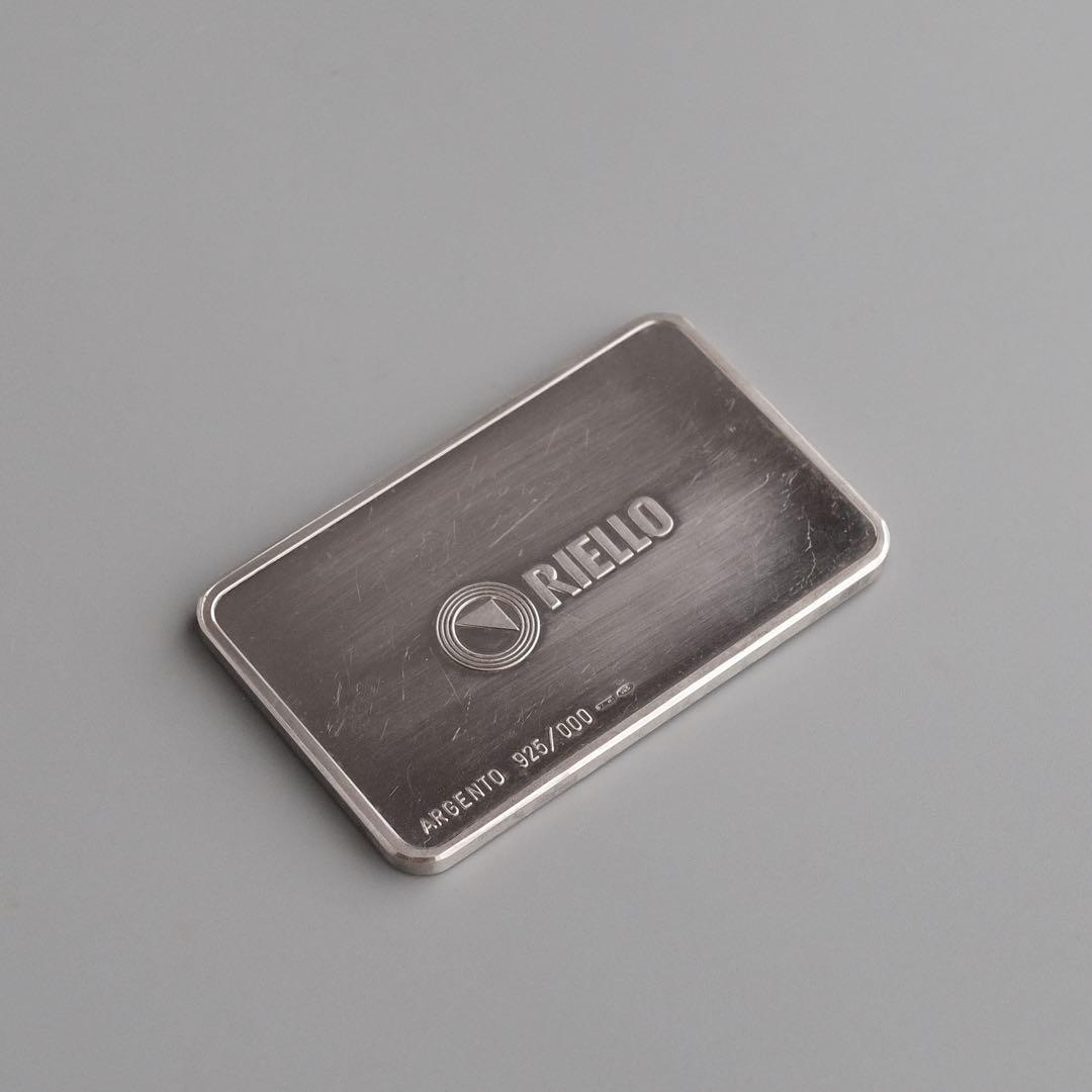 1990年代イタリア製Rielloレーシング純銀記念プレート 150g