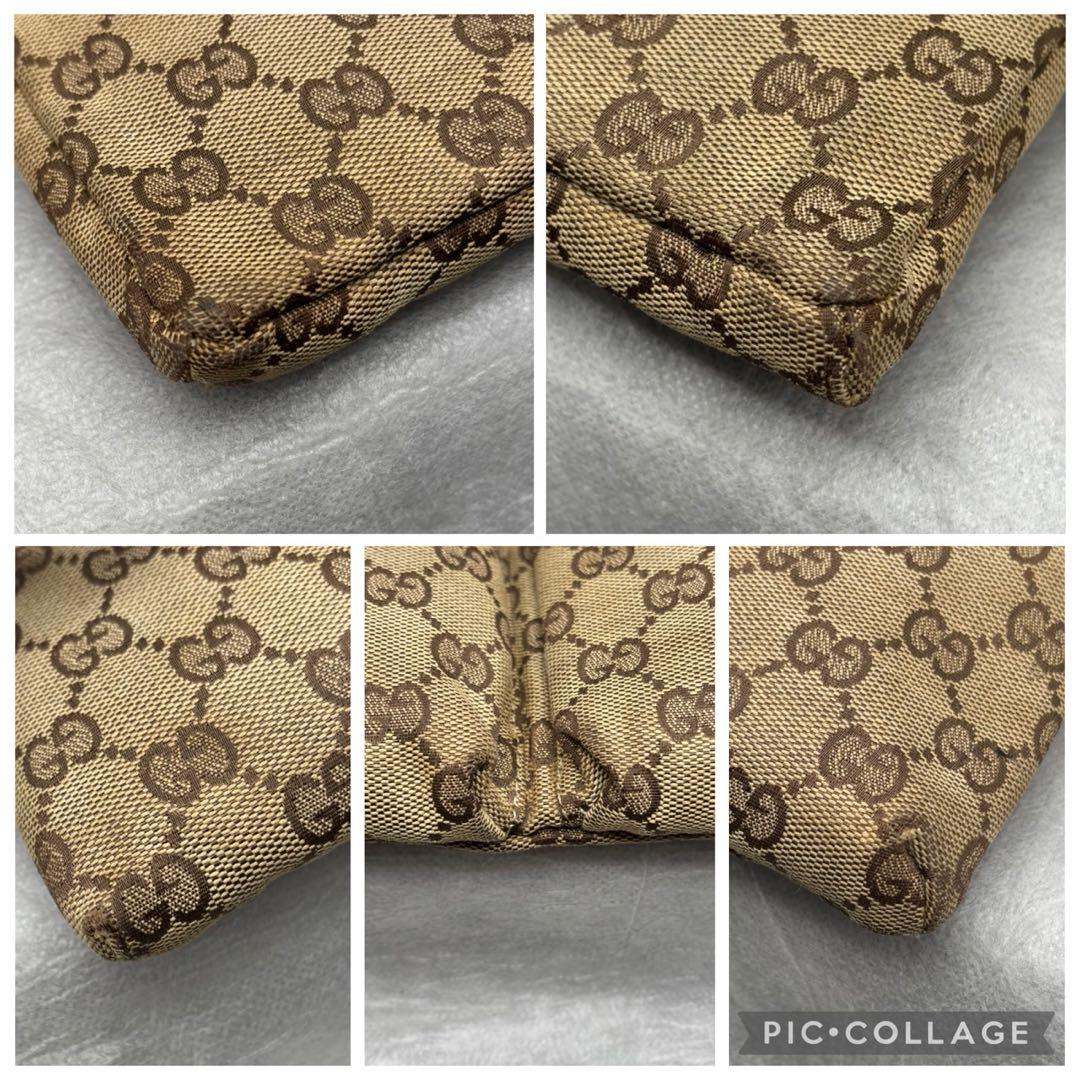 GUCCI グッチ　GGキャンバス　ボディバッグ　ウエストバッグ　28566