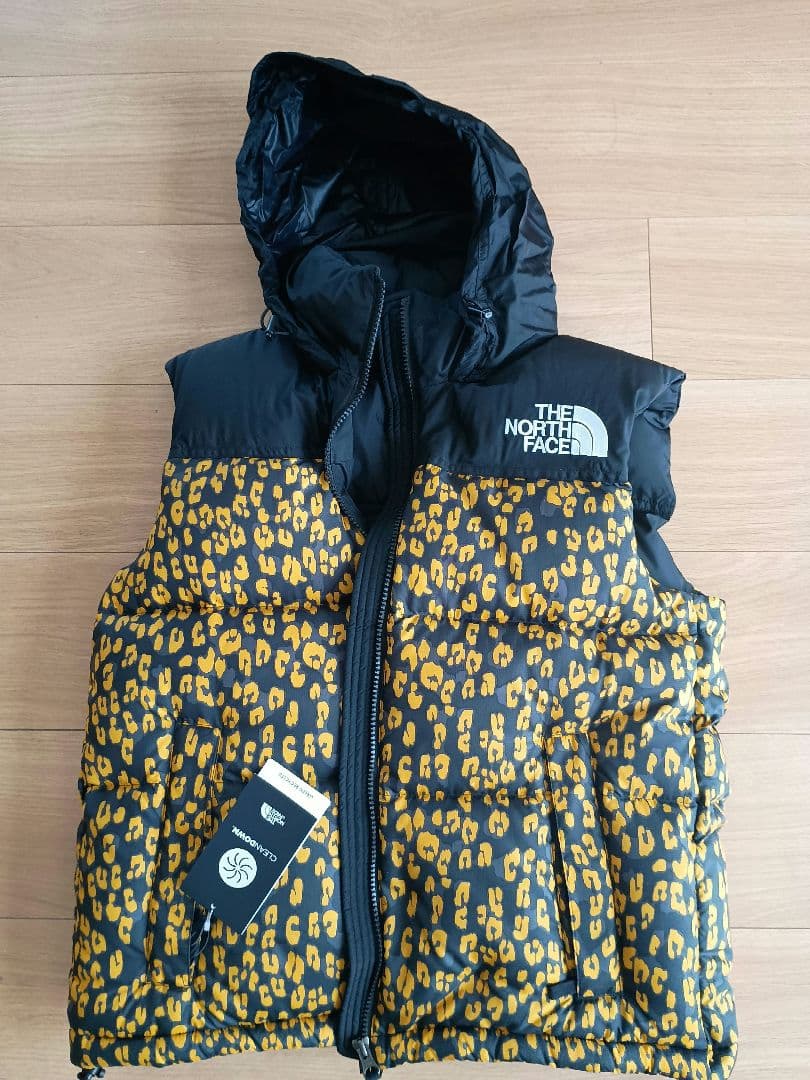 【nori】The North Face レオパード柄 ダウンベスト