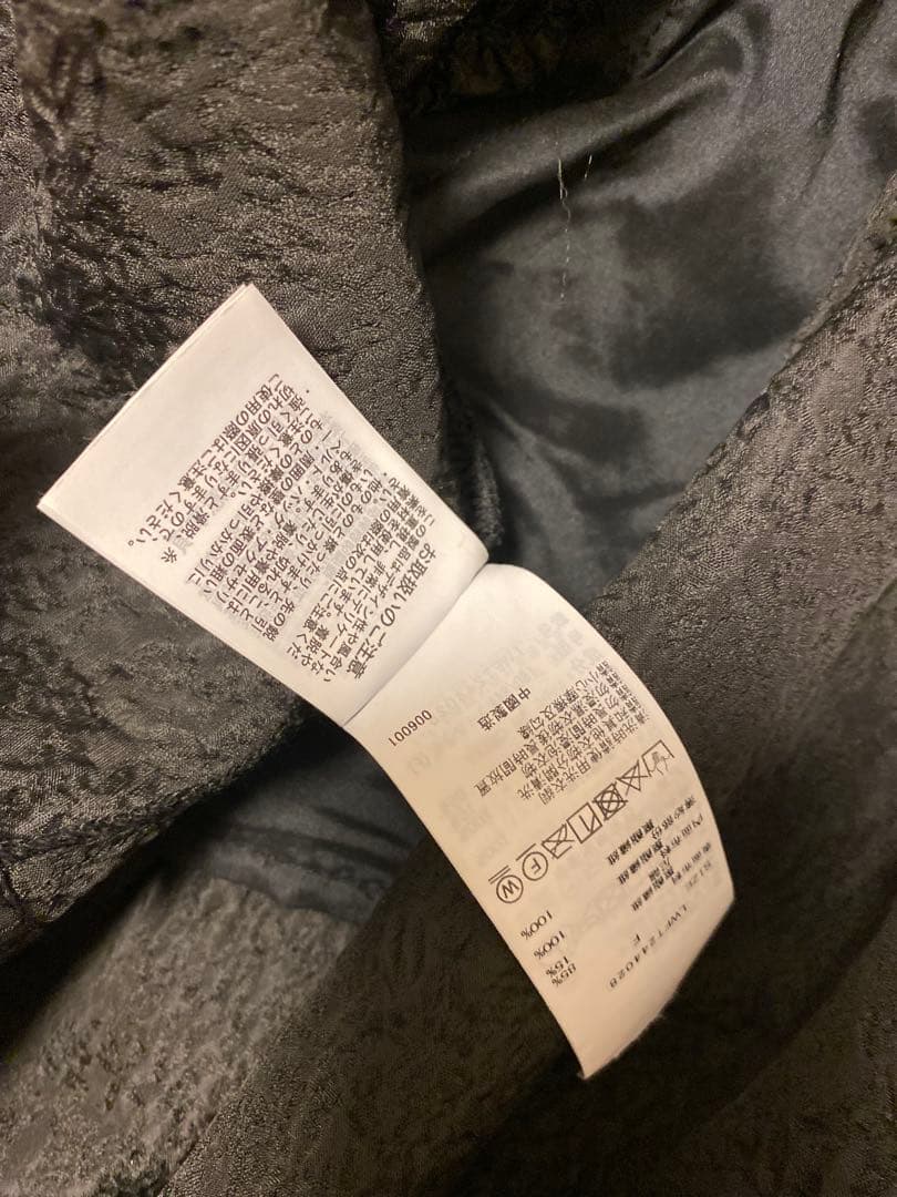 リリーブラウン3wayシアージャガードペプラムブラウス black黒