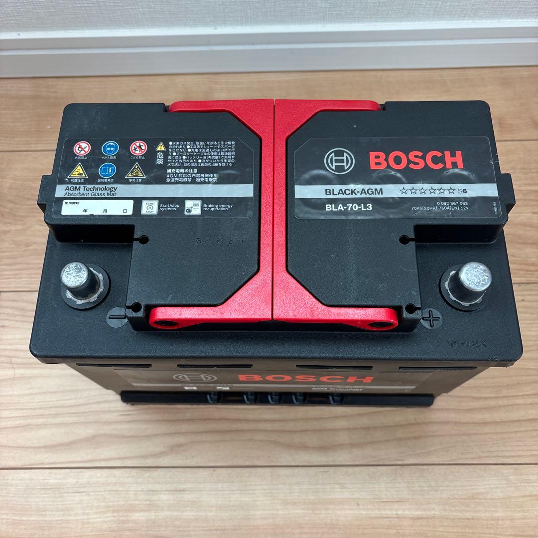【70-L3】BOSCH BLACK-AGM ボッシュ最高峰バッテリー