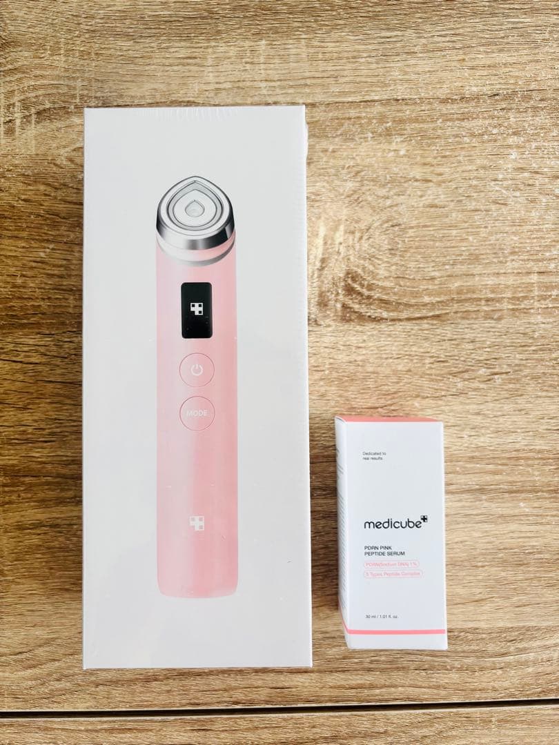 【新品未開封】メディキューブAGE-Rブースタープロ ピンク/セラム付き