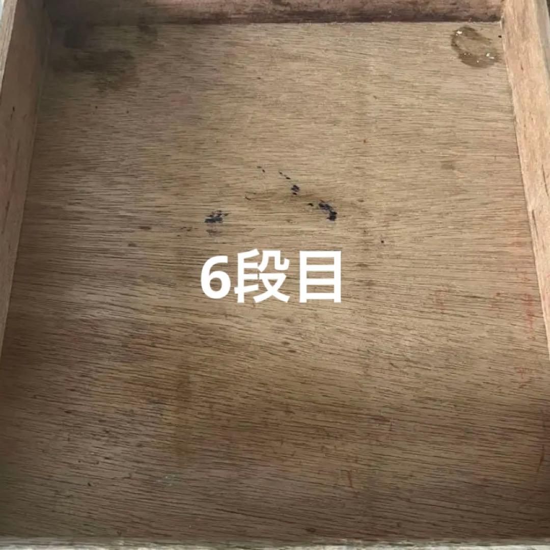 レトロ　古家具　古道具　剥離　ストリップド　引き出し　抽斗　収納棚