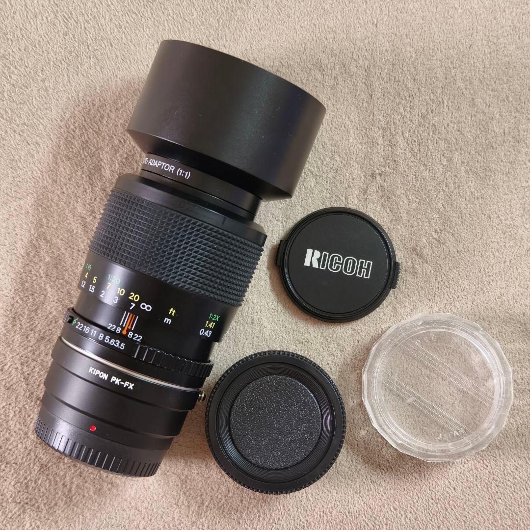 RIKENON P MACRO 100mm F3.5 + Xマウントアダプター
