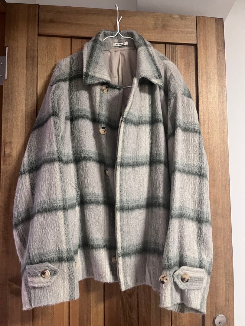 【週末特価】オーラリー AURALEE アルパカシャギーブルゾン ¥96,800