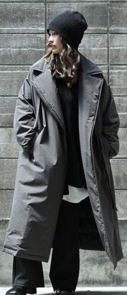 funda mine　UNISEX　2WAYロングダウンコート