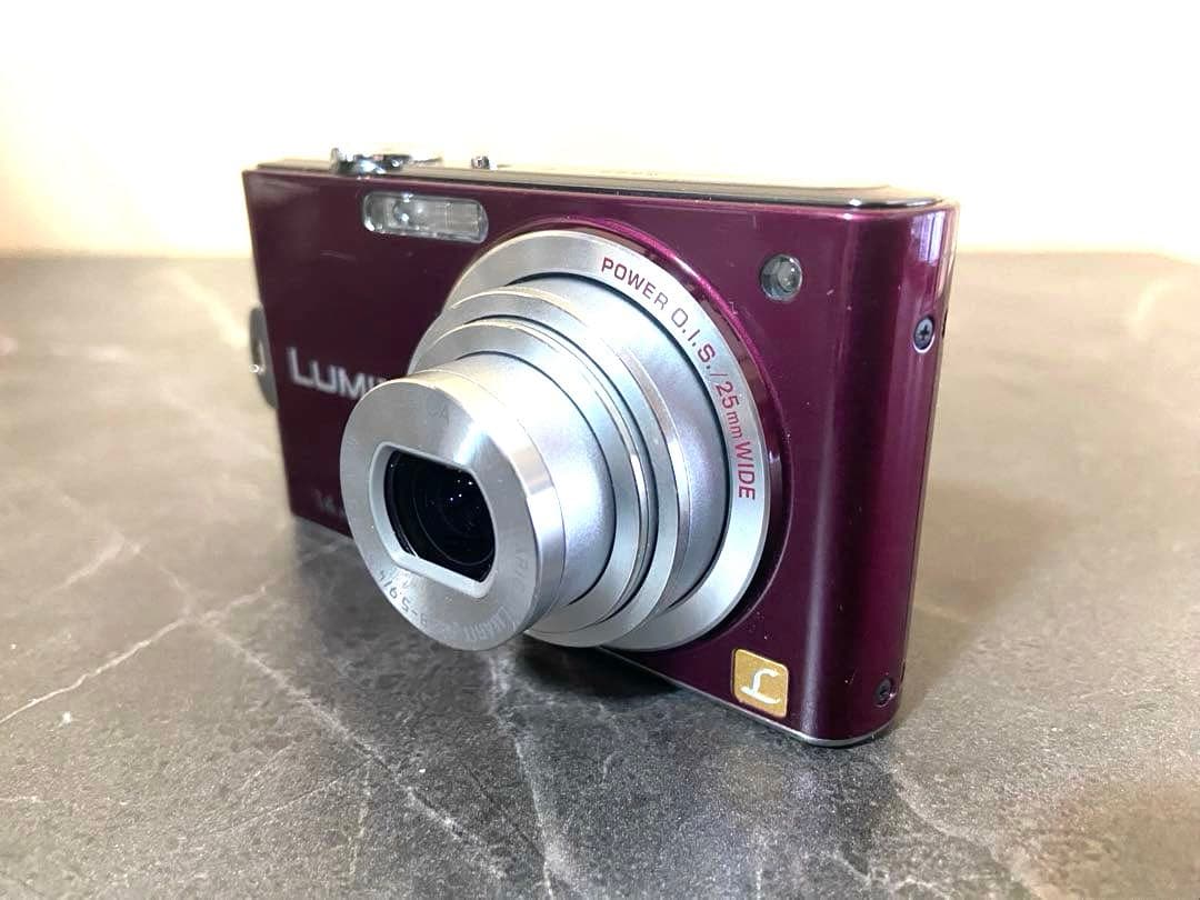 美品 パナソニックLUMIX DMC-FX66 デジタルカメラ パープル