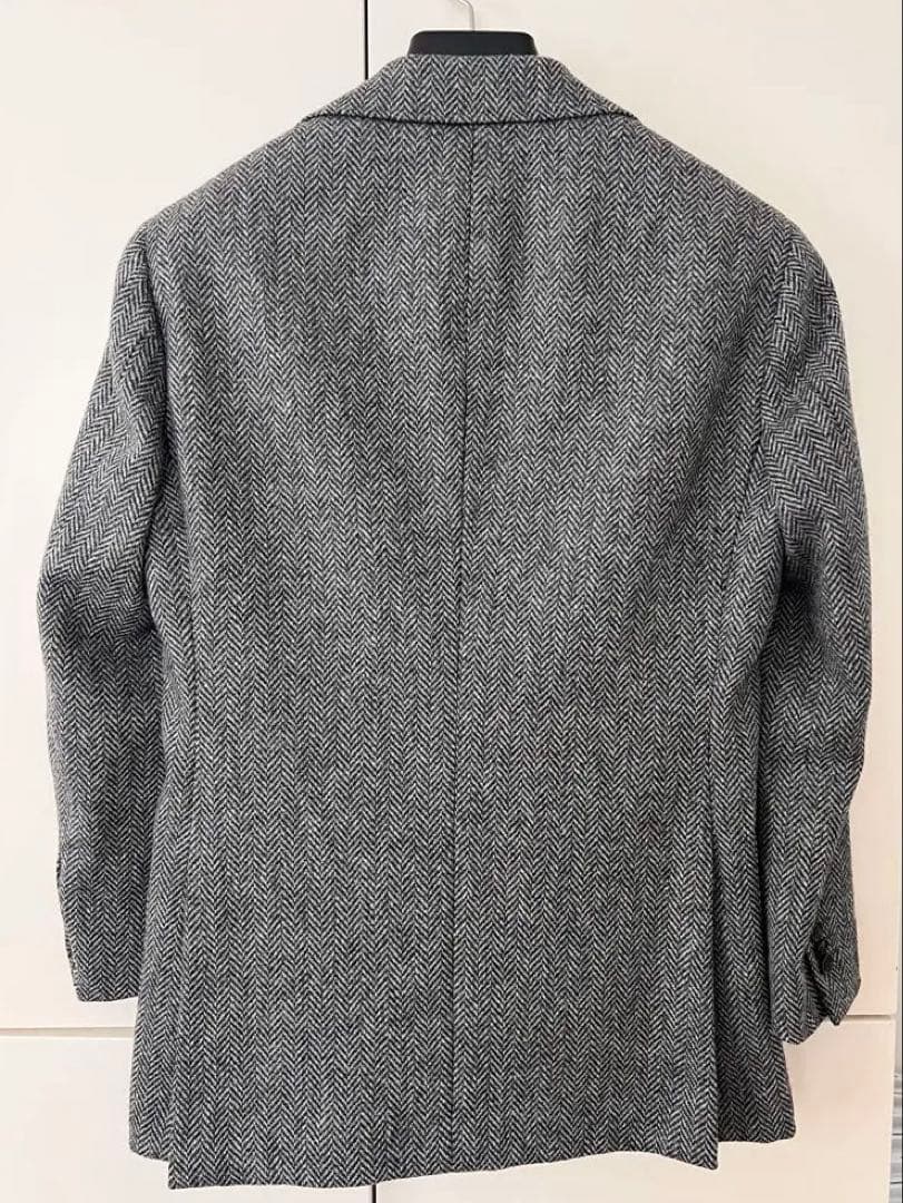 美品: Ring Jacket ×guji ヘリンボーン ジャケット