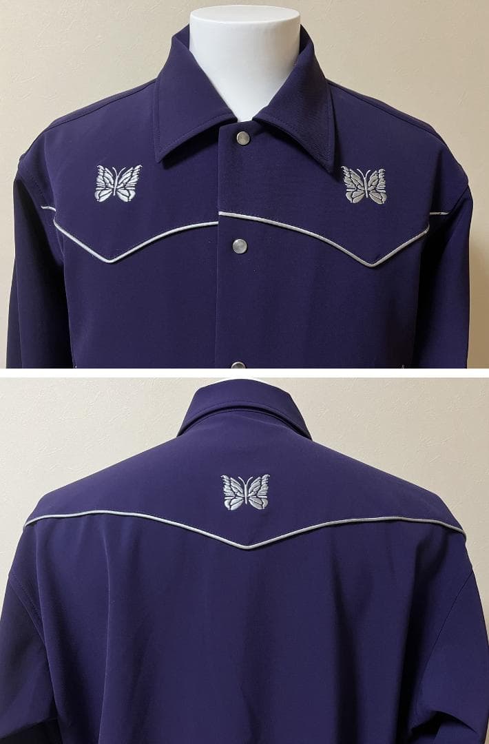 【美品】Needles　パイピング カウボーイ ジャケット 二重織 【S】