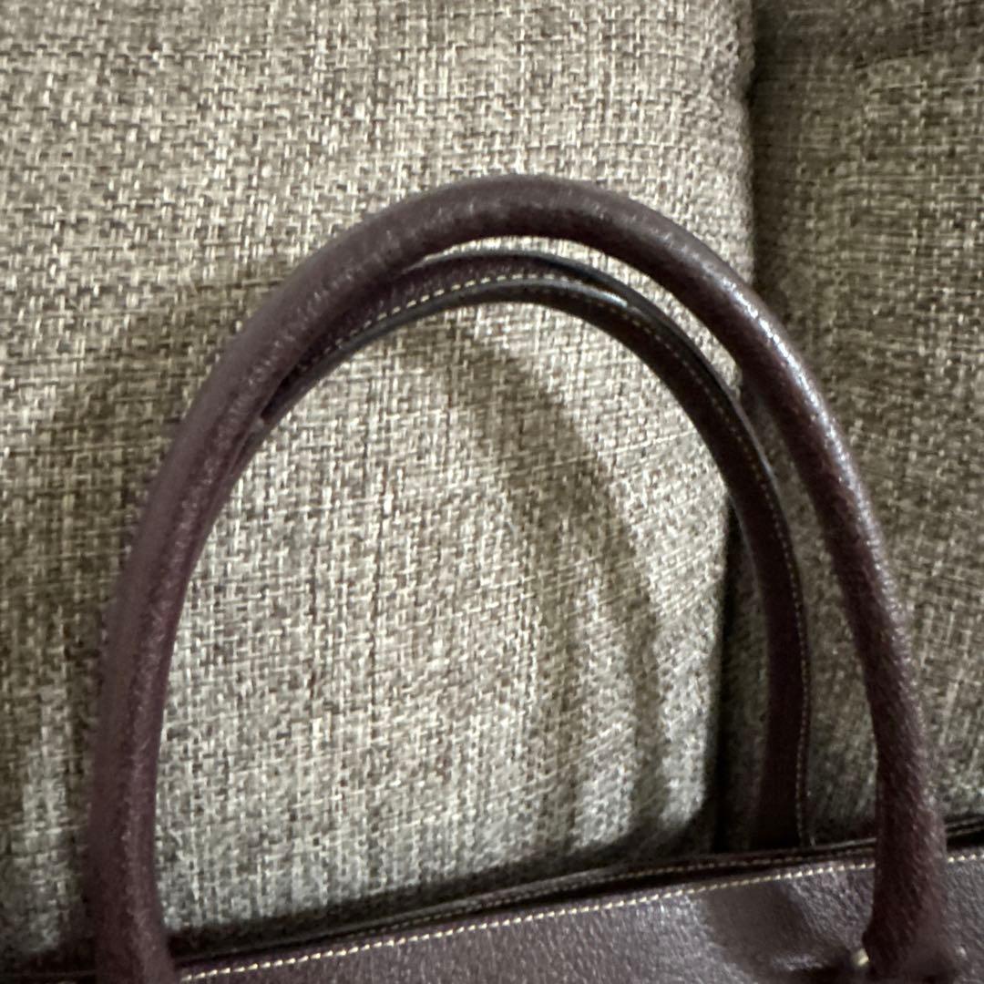 PRADA ブラウン レザートートバッグ