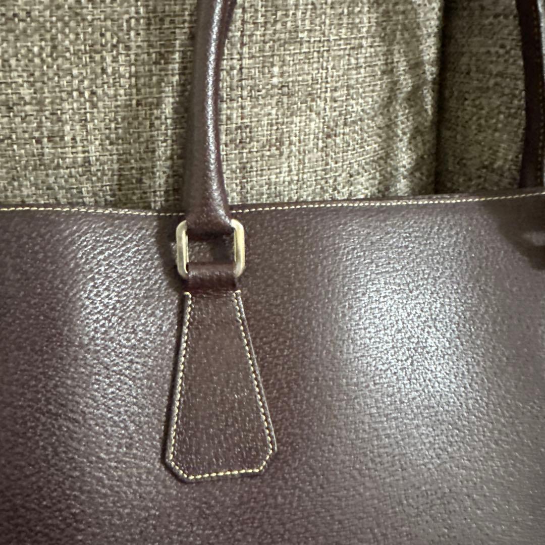 PRADA ブラウン レザートートバッグ