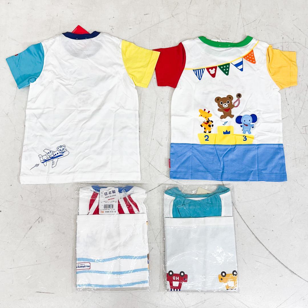 ま*み様 ミキハウス ダブルビー 半袖 Tシャツ 4枚 セット 110サイズ K
