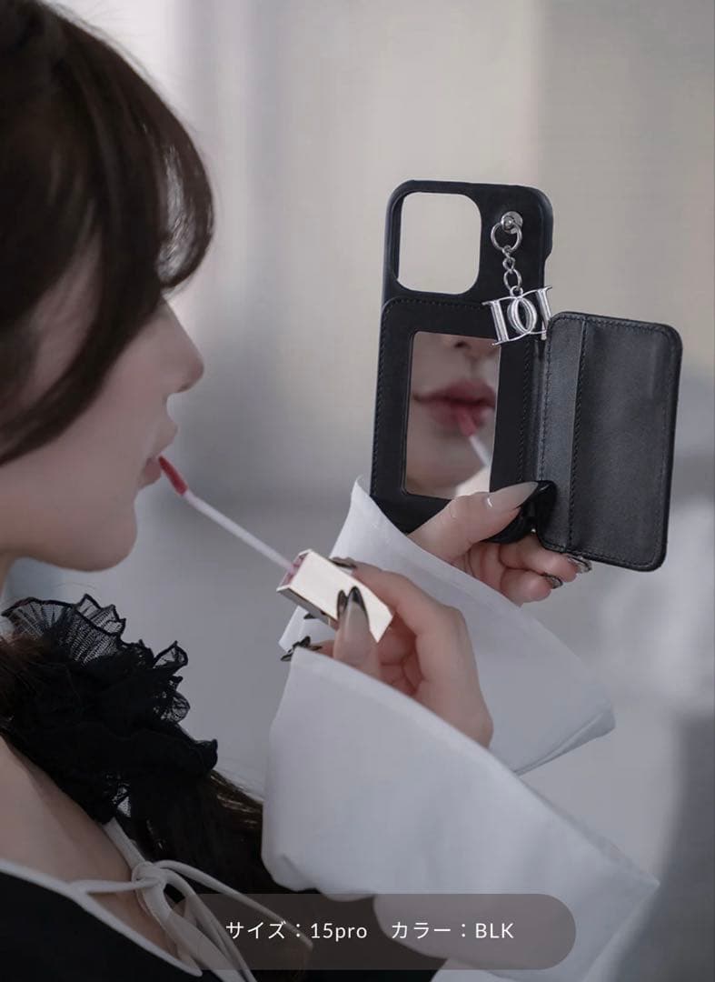 Darich キルティングミラーDDチャームiPhoneケース