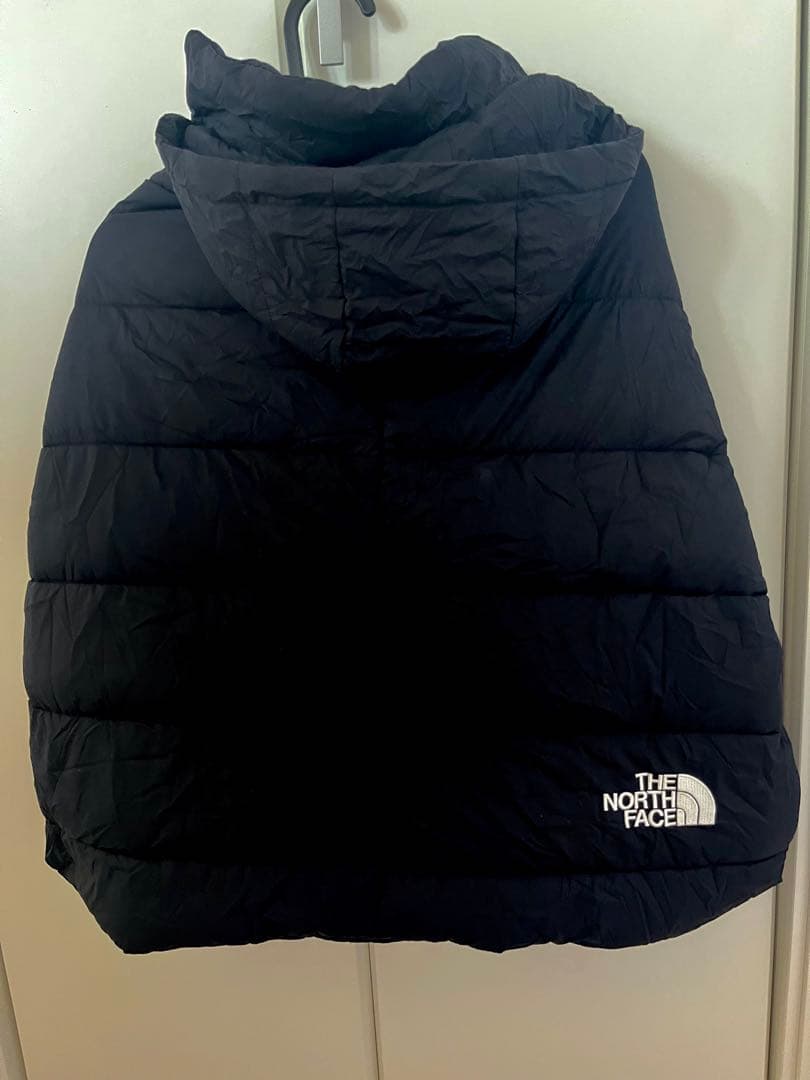 【美品】THE NORTH FACE 黒 防寒ケープ　ブランケット