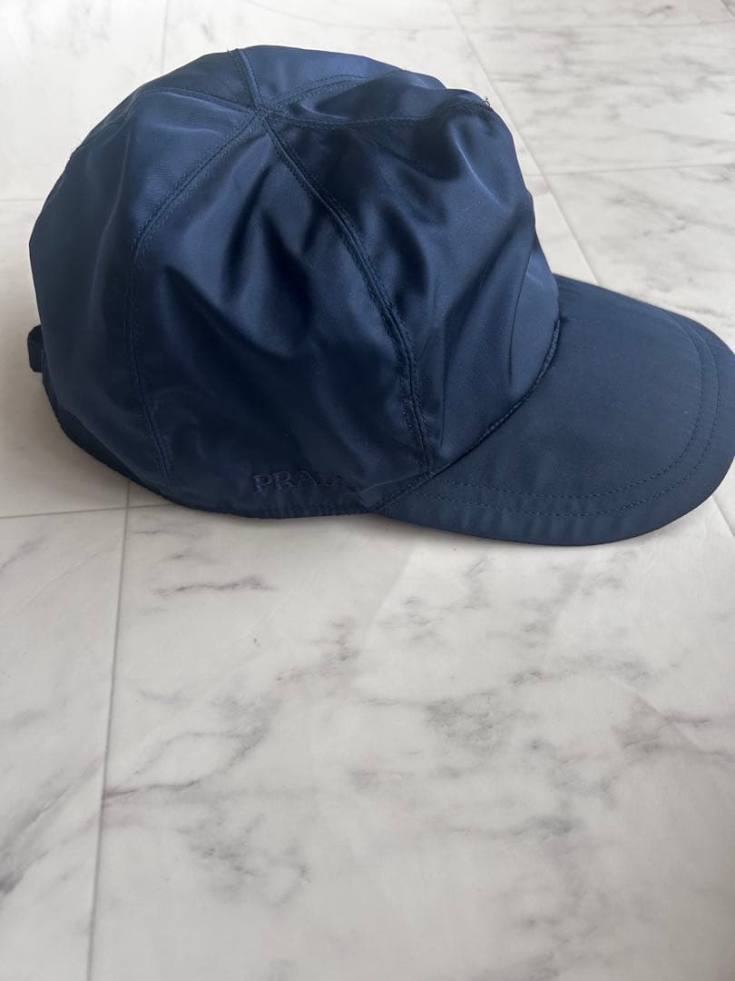 プラダ　ネイビーキャップM
