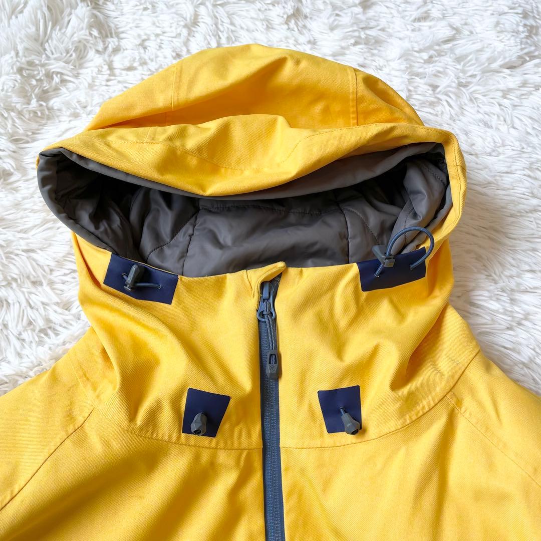 MAMMUT 多機能アウター スノージャケット Lサイズ 刺繍ロゴ イエロー